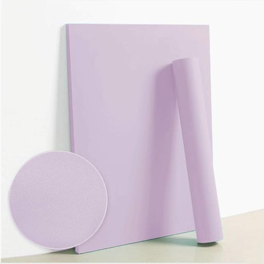 Dimoon 118''x17.7'' Purple Peel and Stick Wallpaper Contact Paper Modern Self Adhesive Wall Paper Removable Renter Friendly Textured Solid Color Shelf Cabinet Vinyl Roll (118''x17.7'',Light Purple)-VerdiqueGarden