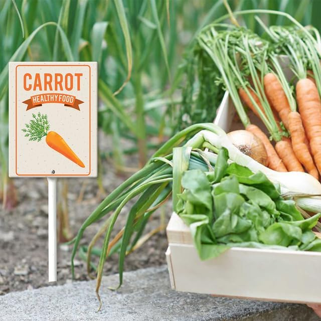 Eveokoki Aluminum Seed & Plant Labels - Plant Markes for Seedlings-Plant Tags for Pots - Garden Signs for Vegetable - Durable Markers for Plants Outdoor Waterproof - Garden Decor for Farmhouse-VerdiqueGarden