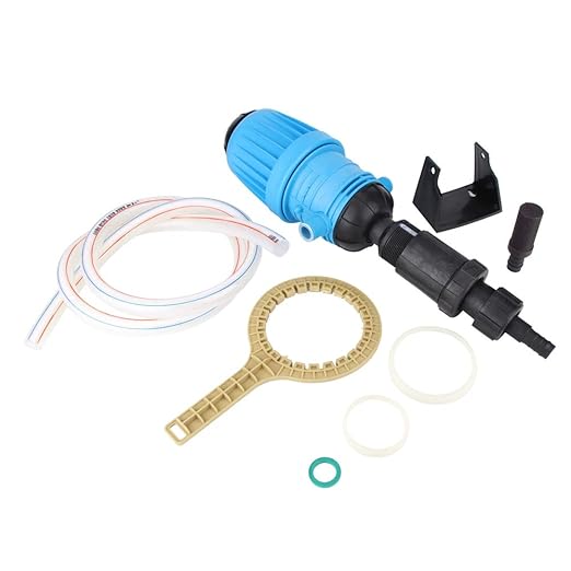 Chemilizer Chemical Injector, 1%-10% Drip Irrigation Injector, Reusable Automatic Equipment Maintenance Chemical Fertilizer Chemical Liquid Doser Dispenser for Industry Garden Hose Livestock-VerdiqueGarden