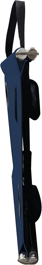 Neso Portable Beach Table with Cup Holders, Cell Phone Pockets, Lightweight for Picnics and Parks (Navy)-VerdiqueGarden