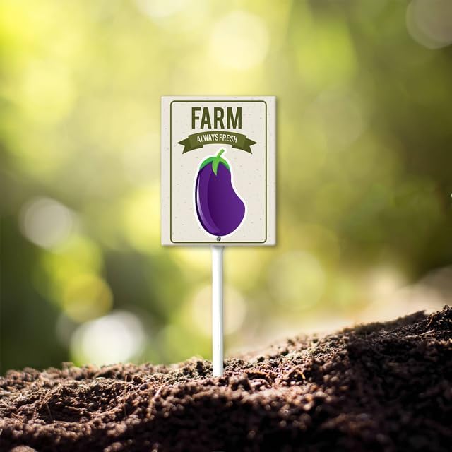 Eveokoki Aluminum Seed & Plant Labels - Plant Markes for Seedlings-Plant Tags for Pots - Garden Signs for Vegetable - Durable Markers for Plants Outdoor Waterproof - Garden Decor for Farmhouse-VerdiqueGarden