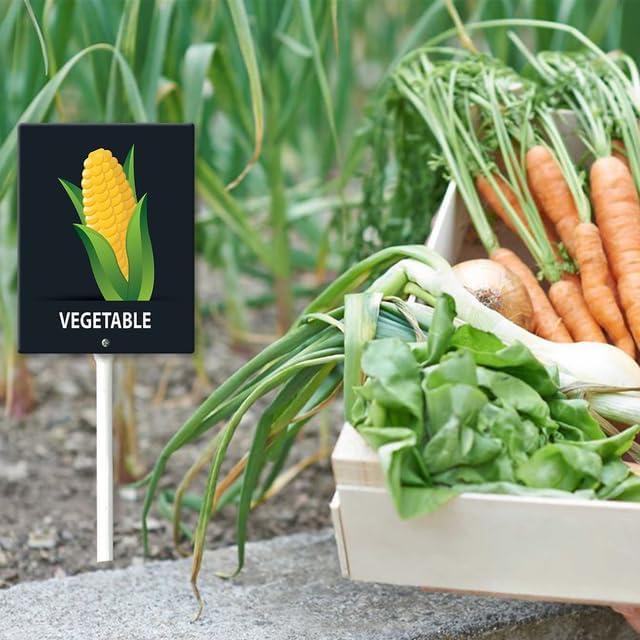 Eveokoki Aluminum Seed & Plant Labels - Plant Markes for Seedlings-Plant Tags for Pots - Garden Signs for Vegetable - Durable Markers for Plants Outdoor Waterproof - Garden Decor for Farmhouse-VerdiqueGarden