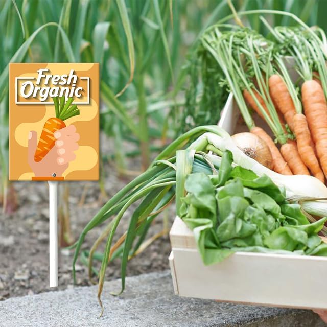 Eveokoki Aluminum Seed & Plant Labels - Plant Markes for Seedlings-Plant Tags for Pots - Garden Signs for Vegetable - Durable Markers for Plants Outdoor Waterproof - Garden Decor for Farmhouse-VerdiqueGarden