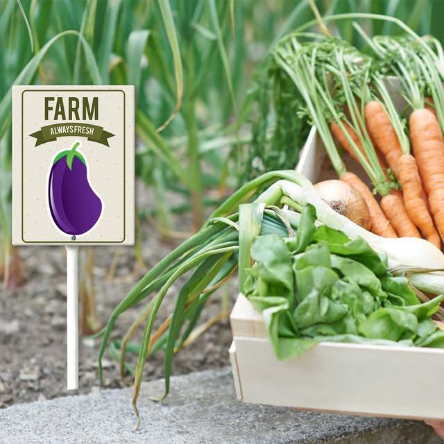 Eveokoki Aluminum Seed & Plant Labels - Plant Markes for Seedlings-Plant Tags for Pots - Garden Signs for Vegetable - Durable Markers for Plants Outdoor Waterproof - Garden Decor for Farmhouse-VerdiqueGarden