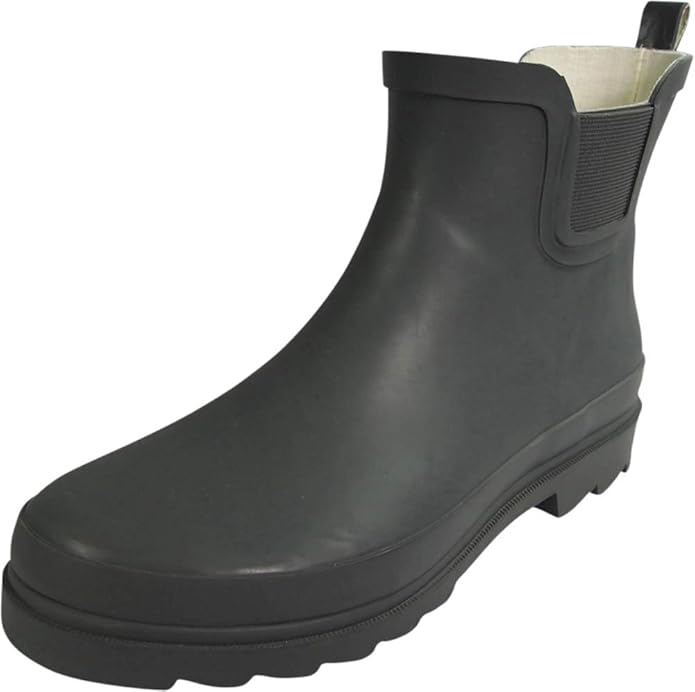 NORTY - Womens Ankle Rain Boots - Ladies Waterproof Winter Spring Garden Boot runs ½ size large-VerdiqueGarden