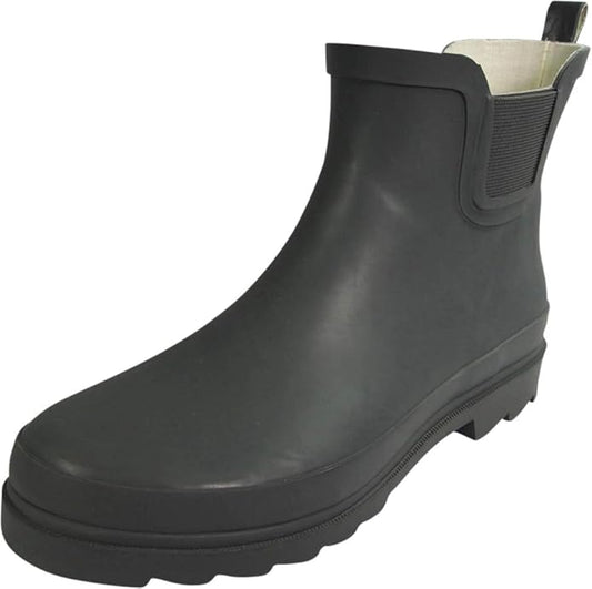 NORTY - Womens Ankle Rain Boots - Ladies Waterproof Winter Spring Garden Boot runs ½ size large-VerdiqueGarden