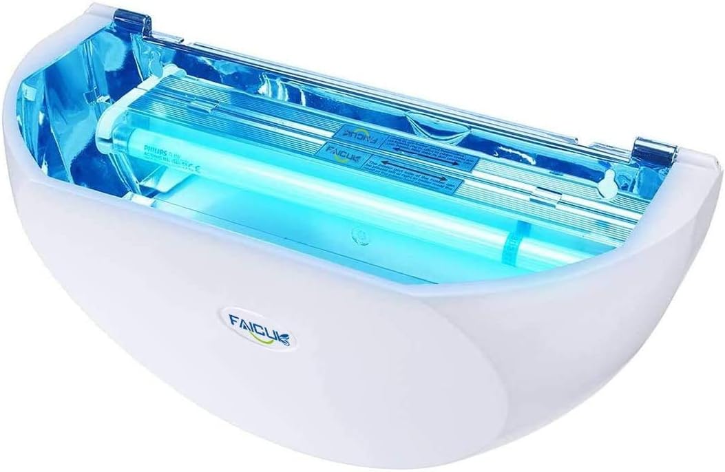 Faicuk WS108 Wall Sconce Fly Light Trap for Capturing Flies, Moths, Gnats, Mosquitos and Other Flying Insects - 13"x7.5"x5.5"-VerdiqueGarden