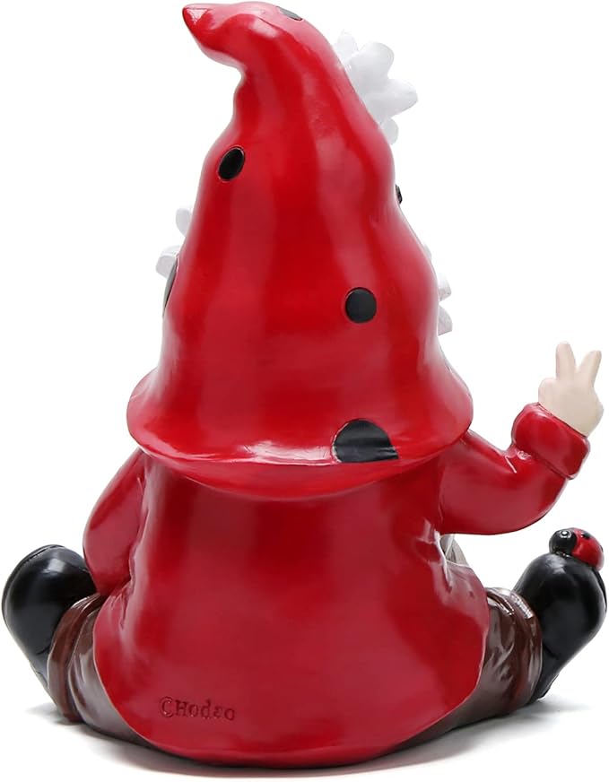 Hodao Ladybug Spring Gnomes Decorations Ladybug Gnomes Ornaments Decor Gifts Summer Gnomes Figurines Ladybug Gnomes for Outdoor Garden Decor Ladybug Birthday Gifts for Mom, Women, Grandma-VerdiqueGarden