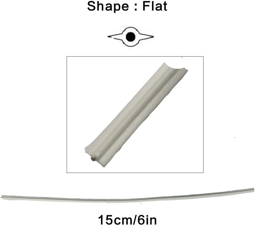 Plastic White Twist Ties 6 inch, Reusable Cable Ties,Long Garbage Bag Twist Ties, Trash Bag Coated Ties, Twisty Ties for Organizing, Plant Hollding, Office, Christmas Tree (500 Pcs)-VerdiqueGarden