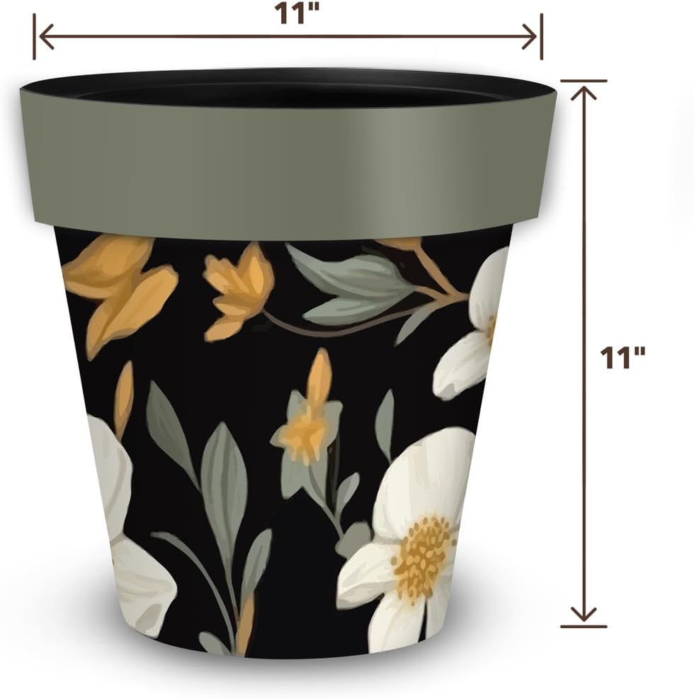 Briarwood Lane Elegant Flowers Medium Planter-VerdiqueGarden