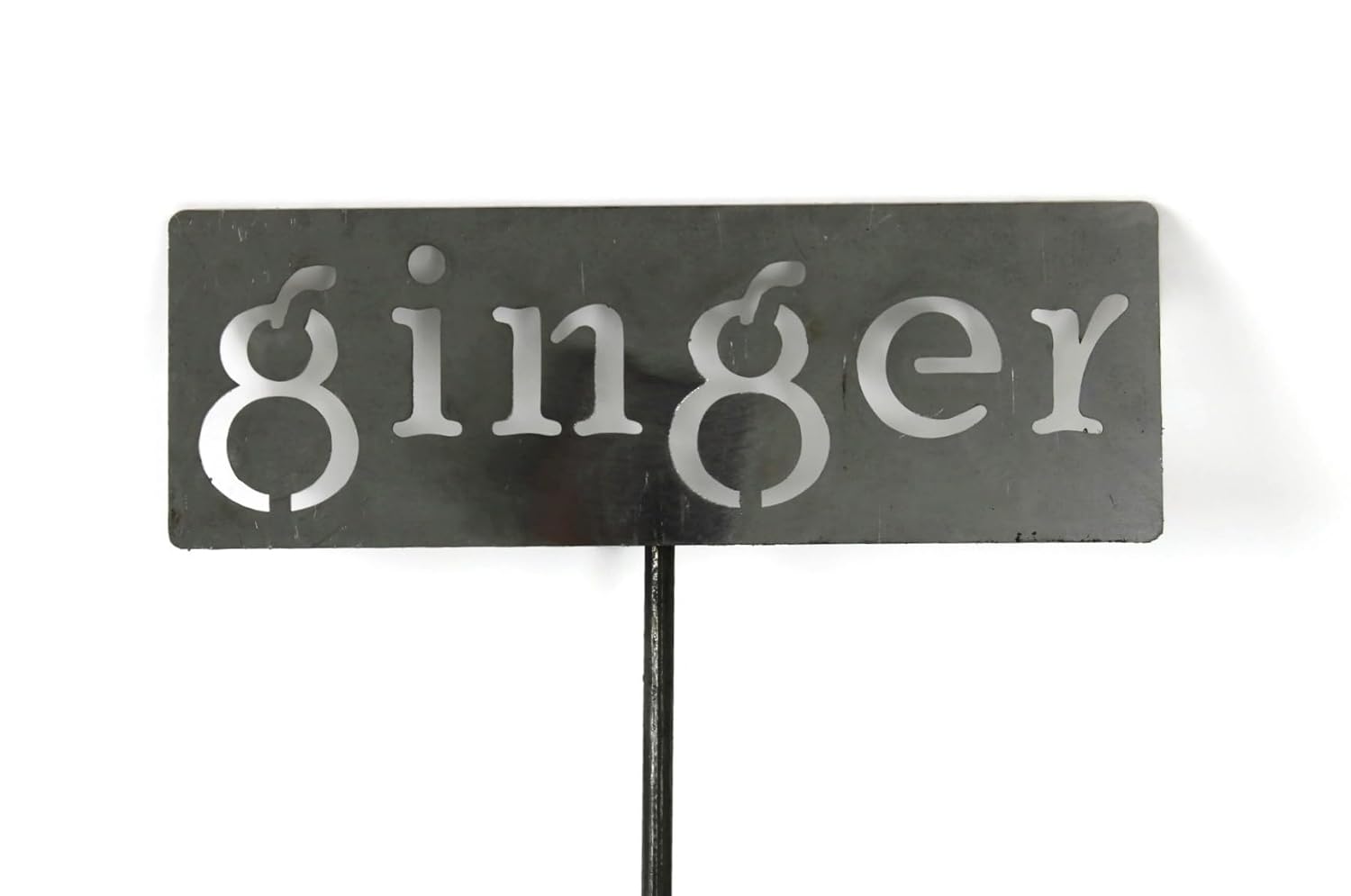 Classic Metal Garden Markers 19 Inches Tall (ginger, Raw, Unfinished Steel (will rust with time))-VerdiqueGarden