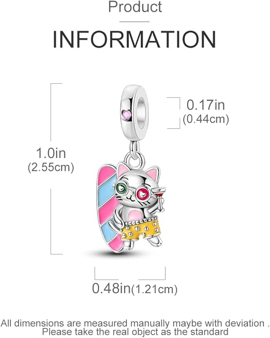 NARMO S925 Sterling Silver Charms Hamsa Charm for Pandora Bracelets Cross Charms for Bracelets Perfume High Heels Dangle Charms Silver Charms for Women