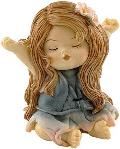 Top Collection Miniature Fairy Garden and Terrarium Statue, Little Fairy Yawning-VerdiqueGarden