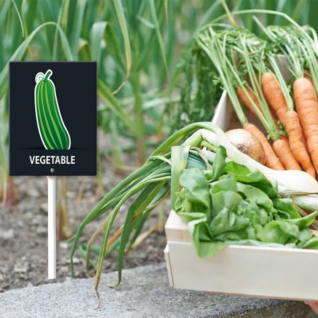 Eveokoki Aluminum Seed & Plant Labels - Plant Markes for Seedlings-Plant Tags for Pots - Garden Signs for Vegetable - Durable Markers for Plants Outdoor Waterproof - Garden Decor for Farmhouse-VerdiqueGarden