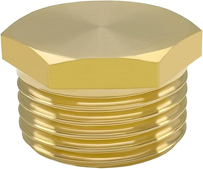 Hooshing 4PCS 3/4" GHT Male Garden Hose End Cap Plug Garden Irrigation Pipe Fittings Water Tubing Stopper-VerdiqueGarden