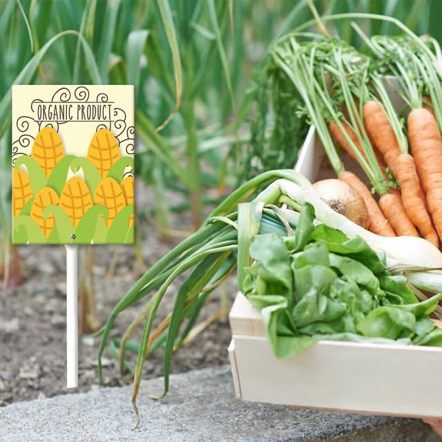 Eveokoki Aluminum Seed & Plant Labels - Plant Markes for Seedlings-Plant Tags for Pots - Garden Signs for Vegetable - Durable Markers for Plants Outdoor Waterproof - Garden Decor for Farmhouse-VerdiqueGarden