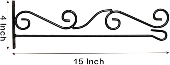 Wall Garden Flag Holder,Wall Garden Flag Stand,Garden Flag Scroll Hanger,Garden Flag Wall Hanger,one Piece Garden Flag Stand for Wall Porch,Great Gifts Ideas-VerdiqueGarden