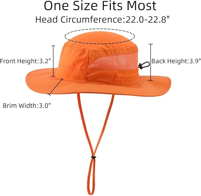 Connectyle Women's UPF 50+ Sun Hat UV Protection Wide Brim Bucket Hat Summer Beach Hats Fishing Hiking Outdoor Safari Hats-VerdiqueGarden