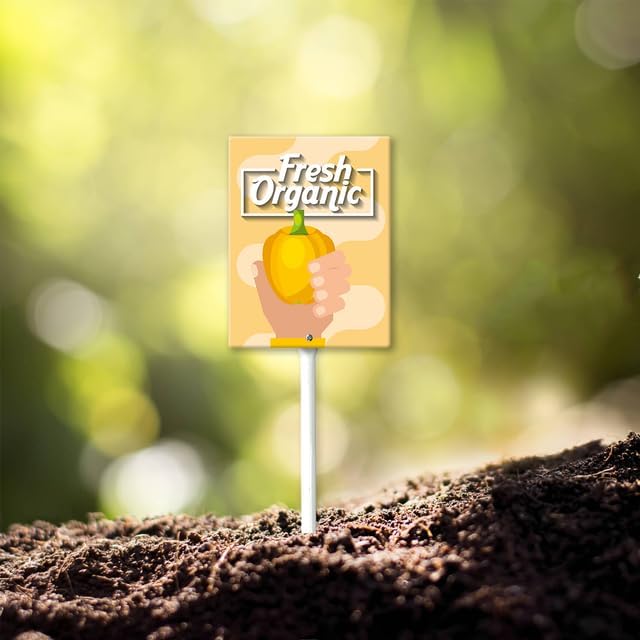 Eveokoki Aluminum Seed & Plant Labels - Plant Markes for Seedlings-Plant Tags for Pots - Garden Signs for Vegetable - Durable Markers for Plants Outdoor Waterproof - Garden Decor for Farmhouse-VerdiqueGarden