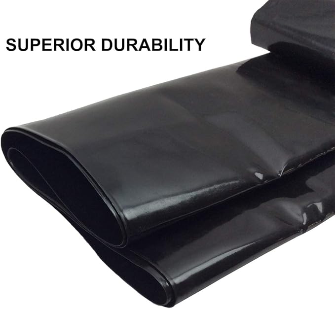 10 x 13 Feet Pond Liner, 20 Mil Pond Liners for Outdoor Ponds, Black LDPE Pond Liner for Waterfall, Fish Koi Ponds, Garden Fountain-VerdiqueGarden
