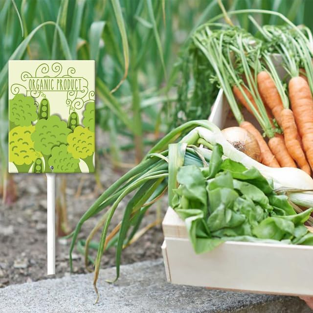 Eveokoki Aluminum Seed & Plant Labels - Plant Markes for Seedlings-Plant Tags for Pots - Garden Signs for Vegetable - Durable Markers for Plants Outdoor Waterproof - Garden Decor for Farmhouse-VerdiqueGarden