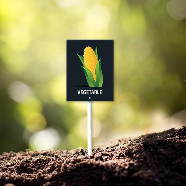 Eveokoki Aluminum Seed & Plant Labels - Plant Markes for Seedlings-Plant Tags for Pots - Garden Signs for Vegetable - Durable Markers for Plants Outdoor Waterproof - Garden Decor for Farmhouse-VerdiqueGarden