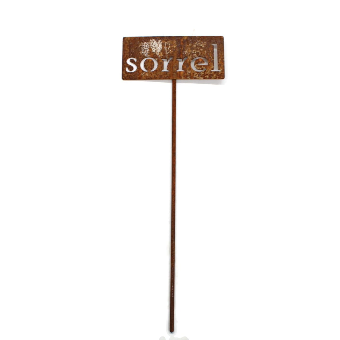 Classic Metal Garden Markers 19 Inches Tall (sorrel, Naturally Rusted)-VerdiqueGarden