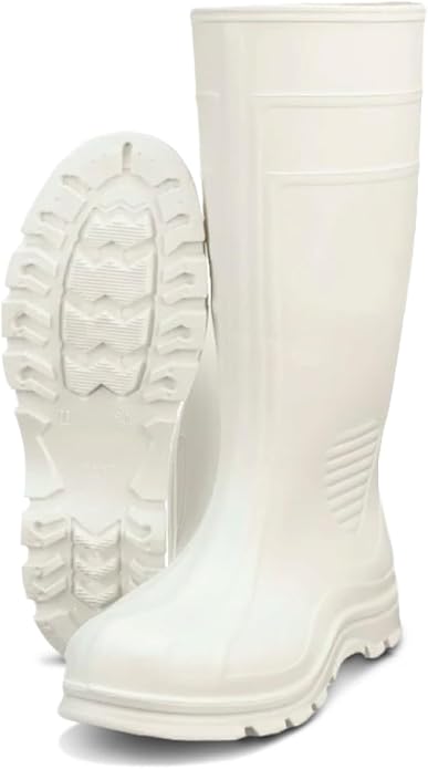 Heartland Dockside Waterproof Work Boots for Men and Women - Durable, Flexible PVC Boots for Marine Work with Easy On/Off, Slip-Resistant Outsoles-VerdiqueGarden