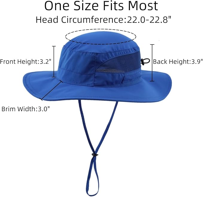 Connectyle Women's UPF 50+ Sun Hat UV Protection Wide Brim Bucket Hat Summer Beach Hats Fishing Hiking Outdoor Safari Hats-VerdiqueGarden