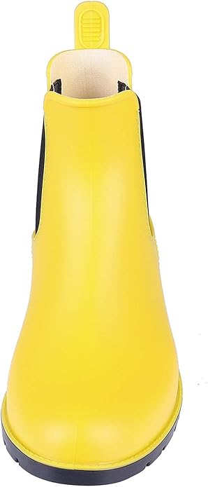 Asgard Women's Ankle Rain Boots Waterproof Chelsea Boots-VerdiqueGarden