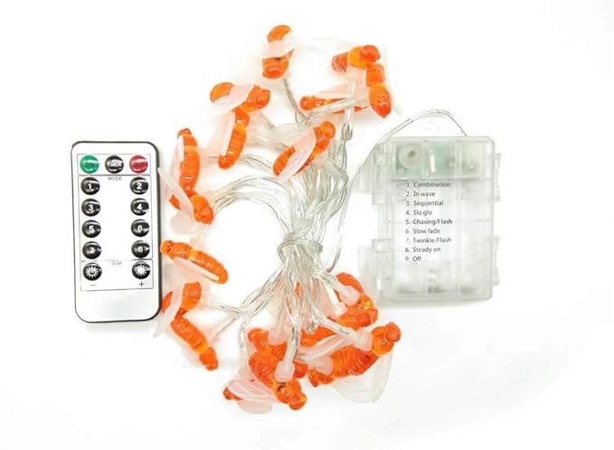 Remote String Lights, 7.5Ft 20 Led Fairy String Lights Battery Operated String Lights for Garden, Patio, Lawn Decoration with Remote Control(Warm White)-VerdiqueGarden