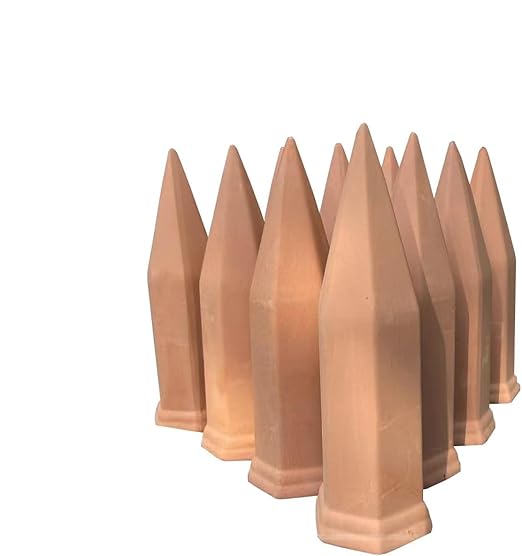 10 Pcs Clay Self Watering Planter Insert Self Watering Spikes Vacation Plant Watering Devices Used in Holidays-VerdiqueGarden