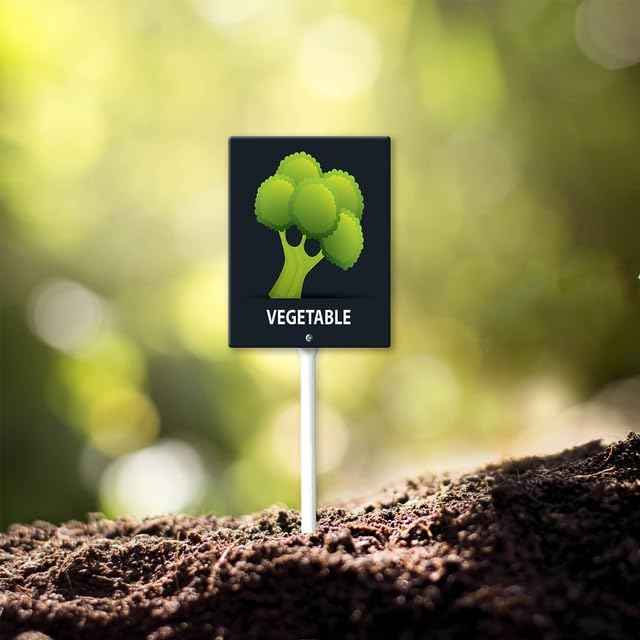 Eveokoki Aluminum Seed & Plant Labels - Plant Markes for Seedlings-Plant Tags for Pots - Garden Signs for Vegetable - Durable Markers for Plants Outdoor Waterproof - Garden Decor for Farmhouse-VerdiqueGarden