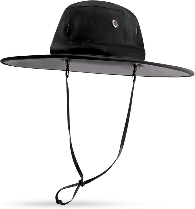 Men's Shapeable Wide Brim Hat - UPF 50 Sun Protection - Maximum Coverage on Your Next Adventure - Sun Fearless Leo Hat-VerdiqueGarden