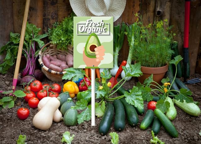 Eveokoki Aluminum Seed & Plant Labels - Plant Markes for Seedlings-Plant Tags for Pots - Garden Signs for Vegetable - Durable Markers for Plants Outdoor Waterproof - Garden Decor for Farmhouse-VerdiqueGarden