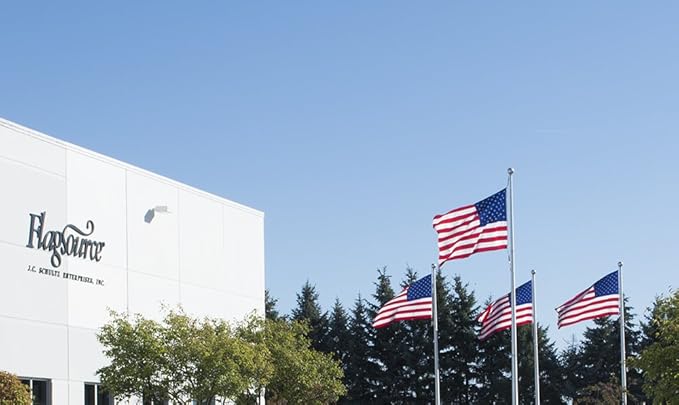 FlagSource U.S. Army Nylon Military Flag, Made in The USA, 4x6'-VerdiqueGarden