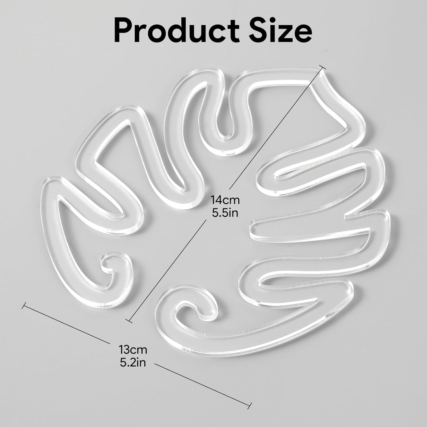 2 Pack Plant Stem Support,Plant Stem Holder, Plastic Monstera Plant Support, Climbing Houseplant Stem Supports Stakes-VerdiqueGarden