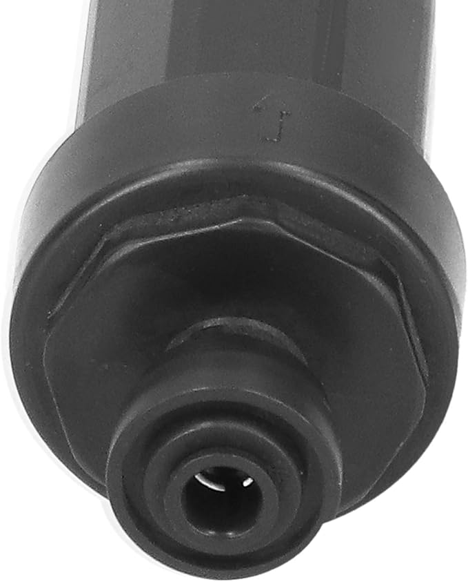 1/4in Irrigation Filter with Stainless Steel Strainer Quick Connect Filtration System for Courtyards Gardens Agriculture Black 3.9x1.6in-VerdiqueGarden