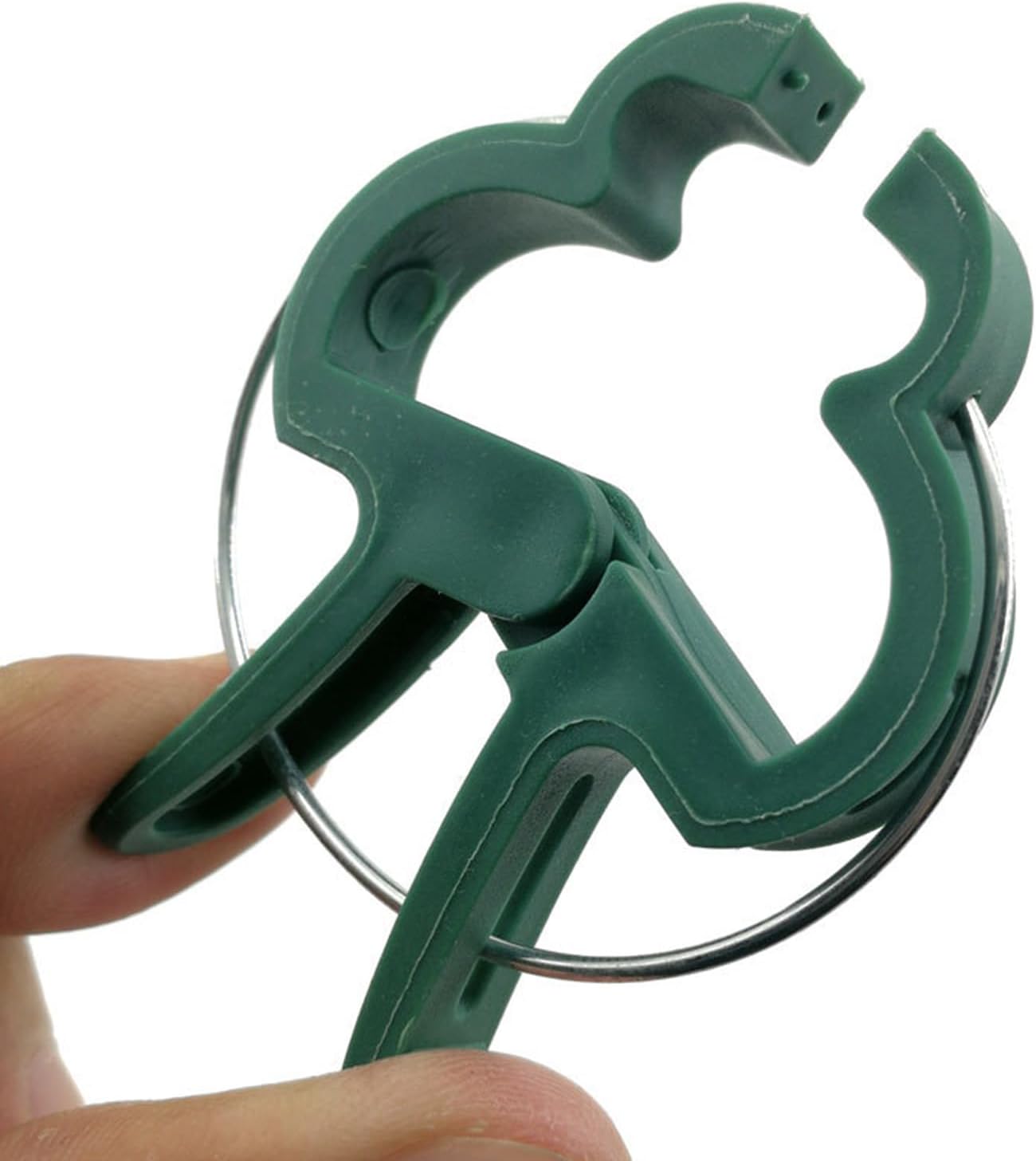 60 Garden Plant Clips,Plant Support Clips Hold Plant Stems, for Multi-Purpose Plants Rattan Clip Rose, Sturdy Cucumber Orchid Clip Plant Support Adjustable Clip Green (Large 60Pcs), DHYWJ-01-VerdiqueGarden