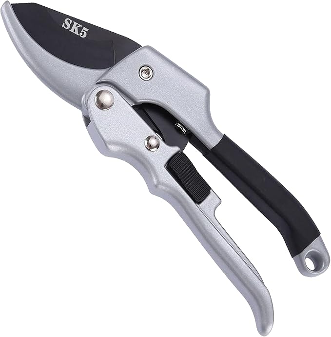 Garden clippers, premium Germany pruners, Work 3 times easier, professional pruning shears, cutting rose, flower, hedge, stem, tree, Sharp gardening scissors, Arthritis weak hand snips (Japanese-1, 1)-VerdiqueGarden