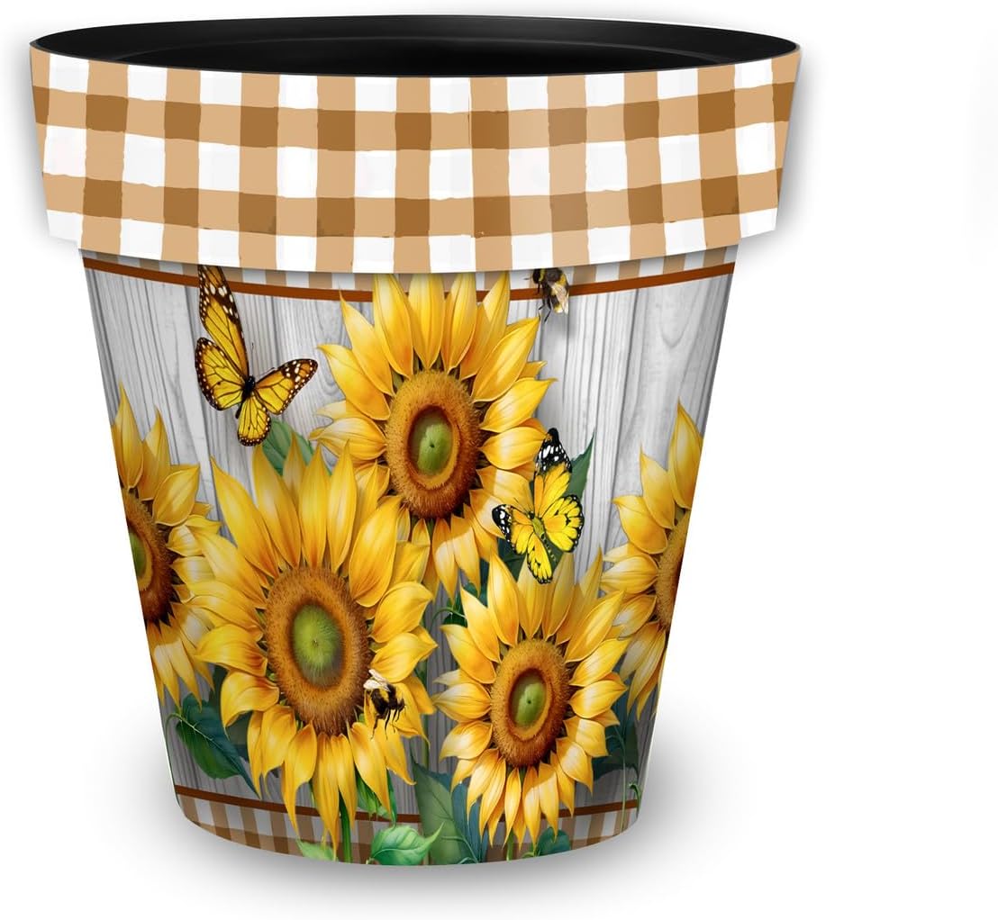 Briarwood Lane Sunflower Duo Medium Planter-VerdiqueGarden