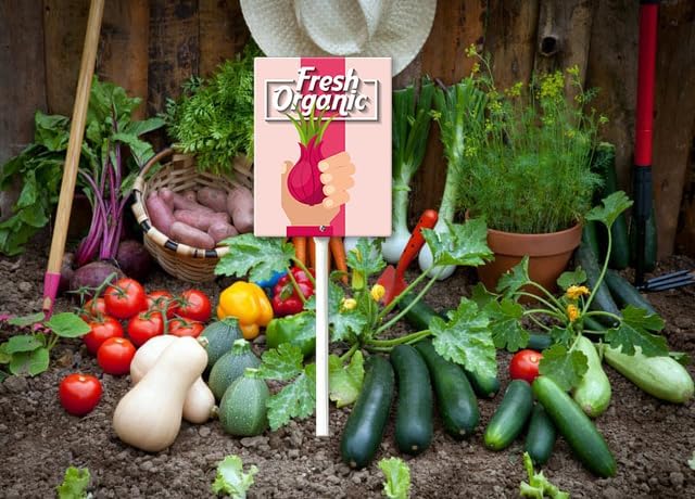 Eveokoki Aluminum Seed & Plant Labels - Plant Markes for Seedlings-Plant Tags for Pots - Garden Signs for Vegetable - Durable Markers for Plants Outdoor Waterproof - Garden Decor for Farmhouse-VerdiqueGarden