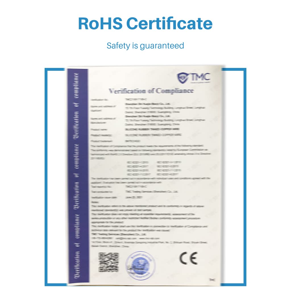 BNTECHGO 28 Gauge Silicone Wire Kit 10 Color Each 10 ft Flexible 28 AWG Stranded Tinned Copper Wire-VerdiqueGarden