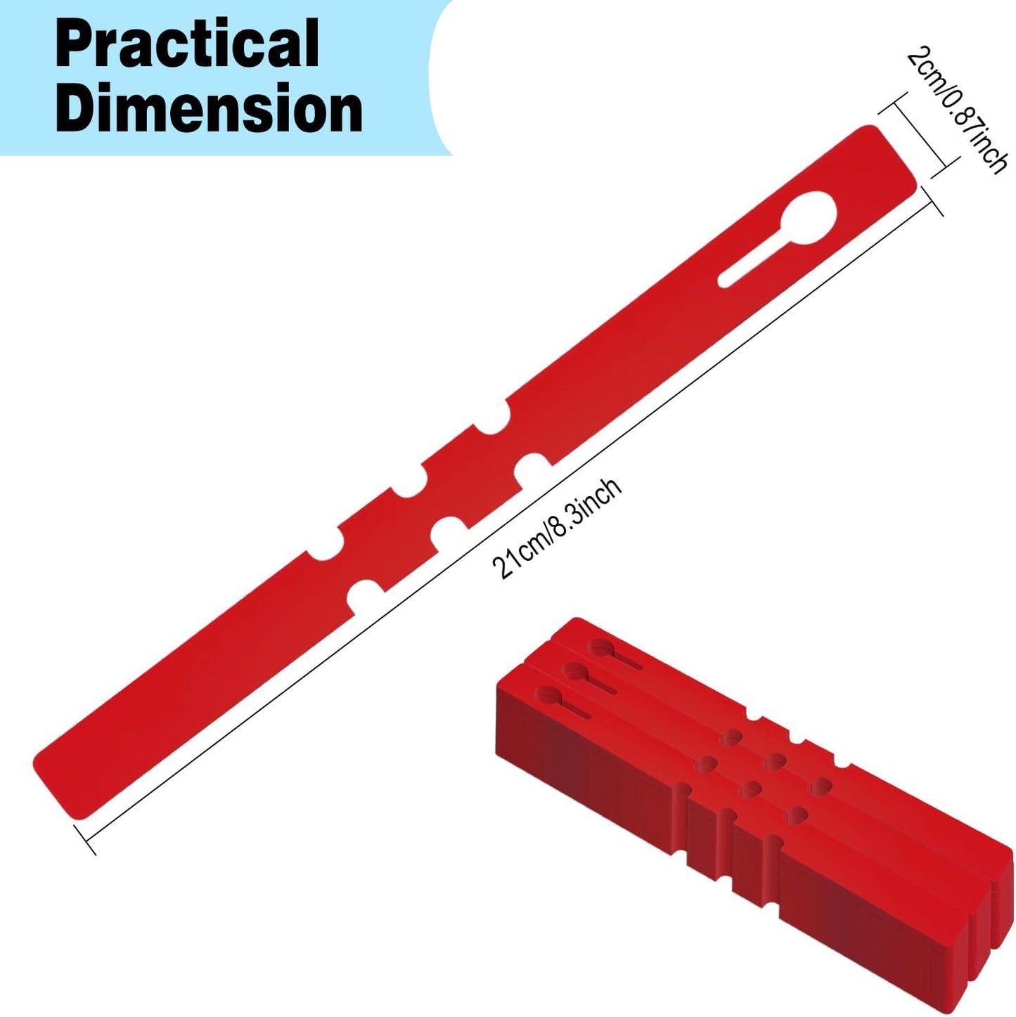 Plant Labels 200 Pcs Yuanling Plastic Plant Tree Tags Wrap Around Hanging Tags Nursery Tree Markers Adjustable Garden Labels for Indoor Outdoor Gardening Plants (Red with 1 Marker Pen)-VerdiqueGarden