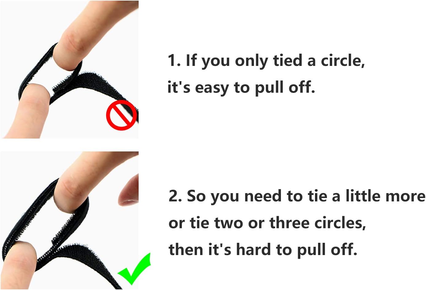 Reusable Fastening Tape Cable Ties 3/4 Inch Double Side Hook Roll (10 Yard, Black)-VerdiqueGarden