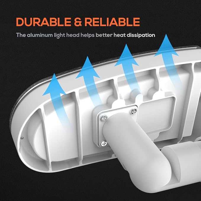 JJC 3700LM 32W LED Security Lights Motion Sensor Flood Light, LED Motion Sensor Outdoor Lights Fixture, Waterproof IP65,5700K Super Bright Motion Detector Lights for Garage, Porch (Not Solar Powered)-VerdiqueGarden