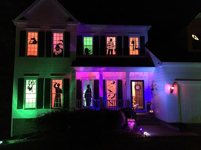 Hompavo 【Upgraded LED Flame Light Bulbs, 4-Mode Flickering Light Bulbs with Upside Down Effect, E26/E27 Flame Bulb for Halloween Christmas Party Indoor and Outdoor Home Decoration - 2 Red-VerdiqueGarden