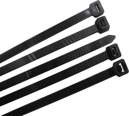 Superun Heavy Duty Zip Ties 20 Inch, Strong Large Black Zip Ties 120 Lbs Tensile Strength Selflocking Wire Ties (Industrial Grade Cable Ties) Pack of 50-VerdiqueGarden