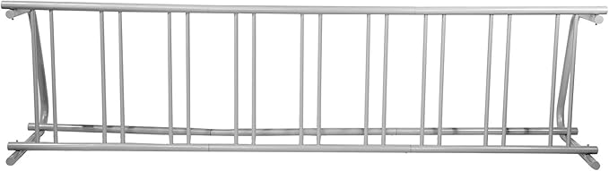 BestEquip 111" Length Floor Bike Rack, 9 Holders All-Steel Grid Bike Rack, Single-Side Storage Stand for Garages Streets Yards-VerdiqueGarden