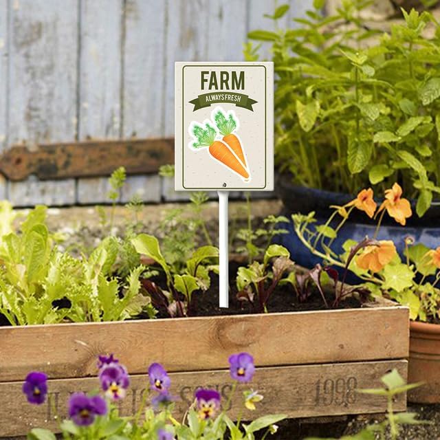 Eveokoki Aluminum Seed & Plant Labels - Plant Markes for Seedlings-Plant Tags for Pots - Garden Signs for Vegetable - Durable Markers for Plants Outdoor Waterproof - Garden Decor for Farmhouse-VerdiqueGarden